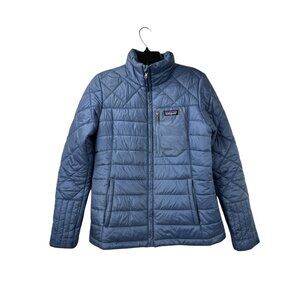 Patagonia Blue Quilted Puffer Jacket